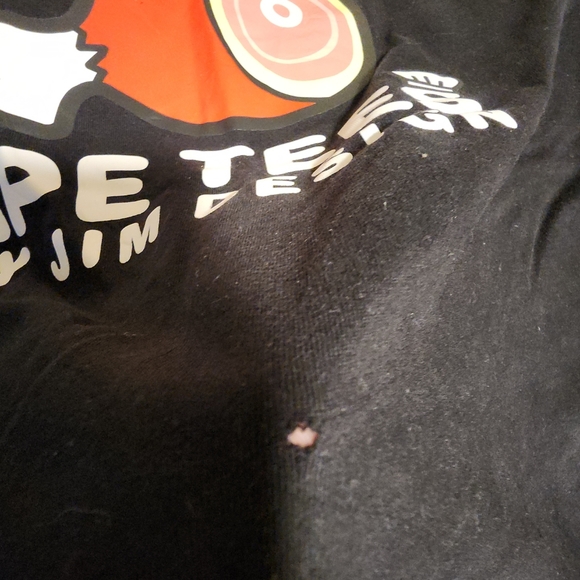 Ape Tees Jim Design Black T Shirt Lion Mens XL **has Minor Defect SEE Descr - Picture 5 of 8